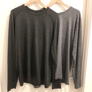 Bundle - 2 Men's Lululemon Metal Vent Tech LS shirts XL